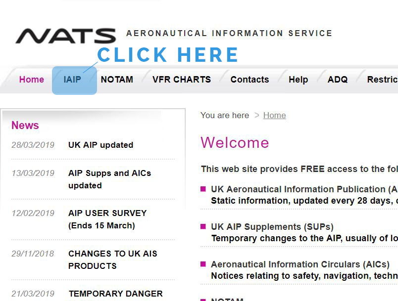 How do you find a contact number for Air Traffic Control (ATC)?